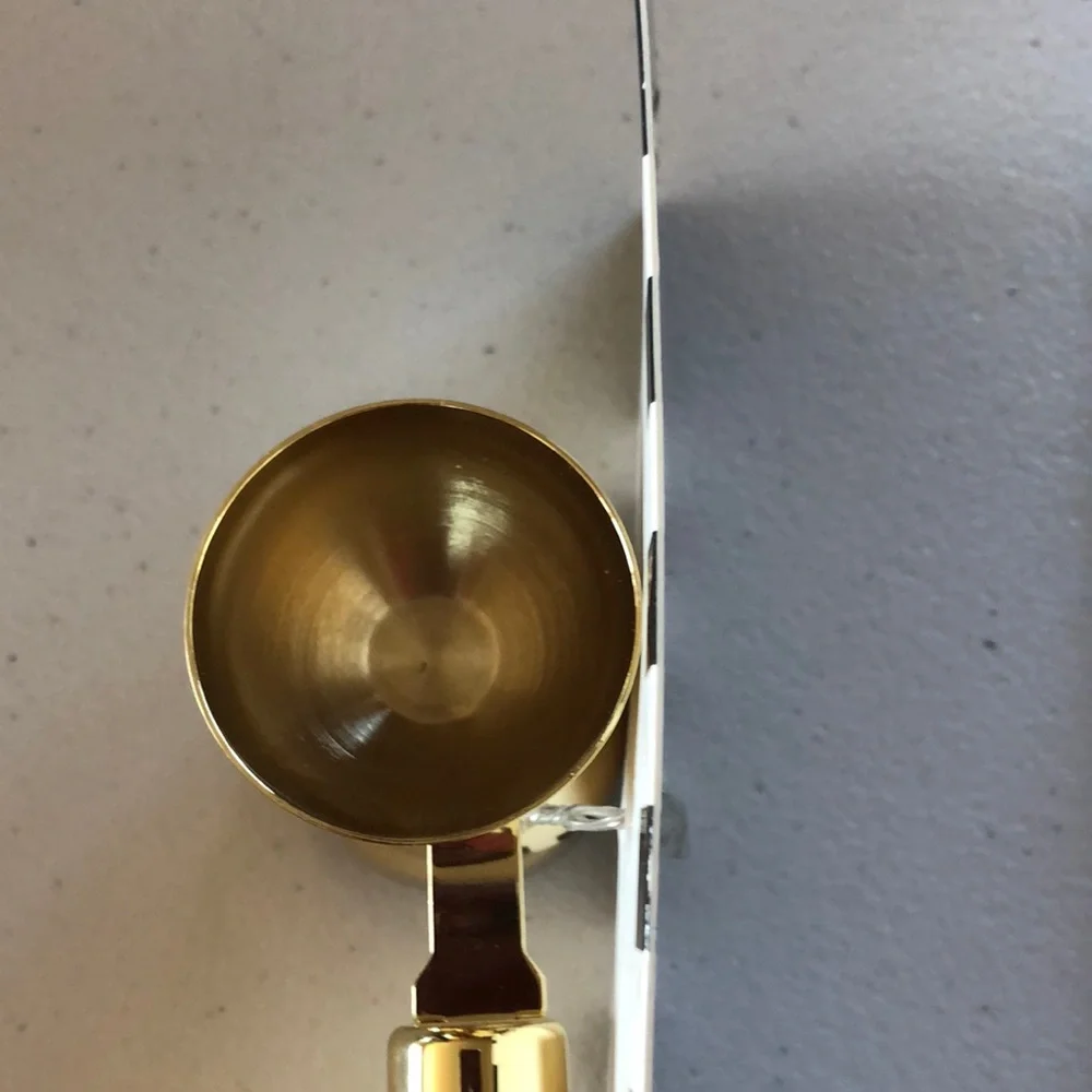 Liberty Bar Gold Double Cocktail Jigger & Strainer set